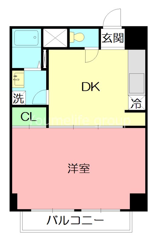 リアライズ伊勢原 905号室 間取り