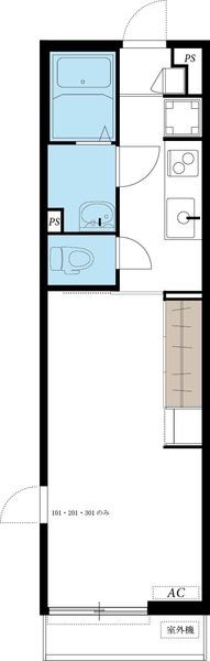 リブリ・藤沢ザ・テラス 201号室 間取り