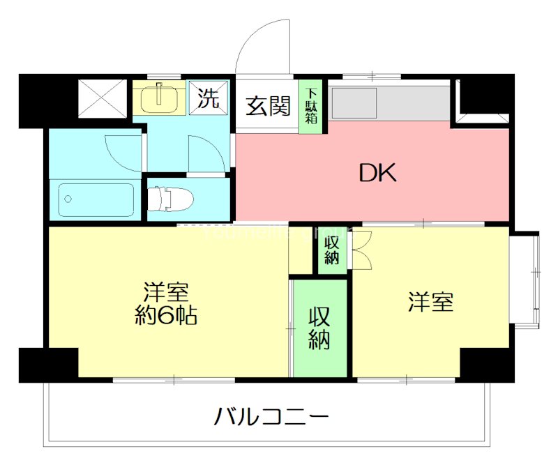 メゾン豆精 306号室 間取り