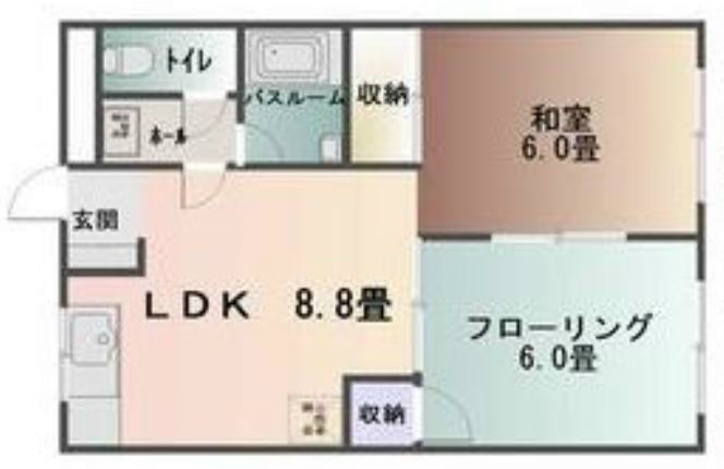 MTハイツ 201号室 間取り