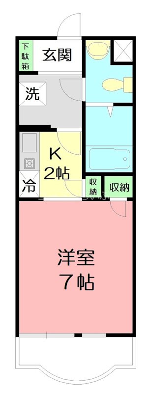 ヴィスタリア湘南 205号室 間取り