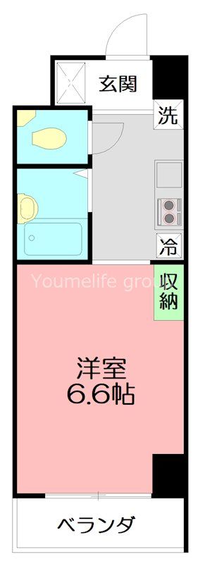 ラグゼナ本厚木 312号室 間取り