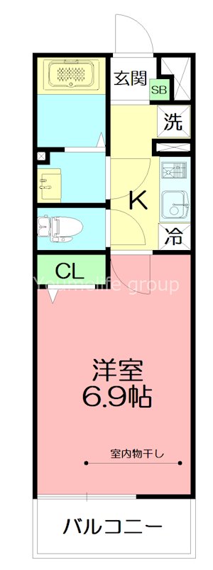 リブリ・厚木旭町Ⅱ 305号室 間取り