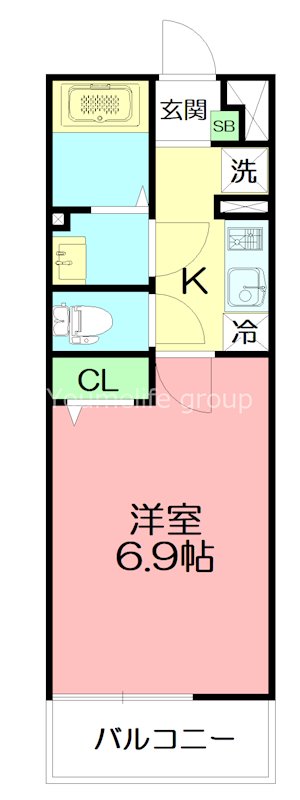 リブリ・厚木旭町Ⅱ 203号室 間取り