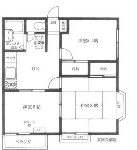 レピュートパル 205号室 間取り