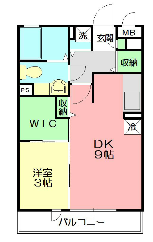 フローラ 302号室 間取り