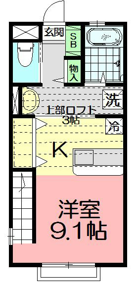 セントアール湘南 201号室 間取り