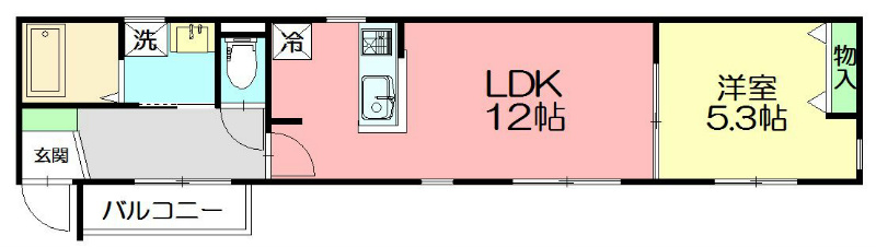 Rivage鎌倉 102号室 間取り