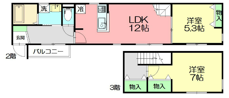 Rivage鎌倉 202号室 間取り