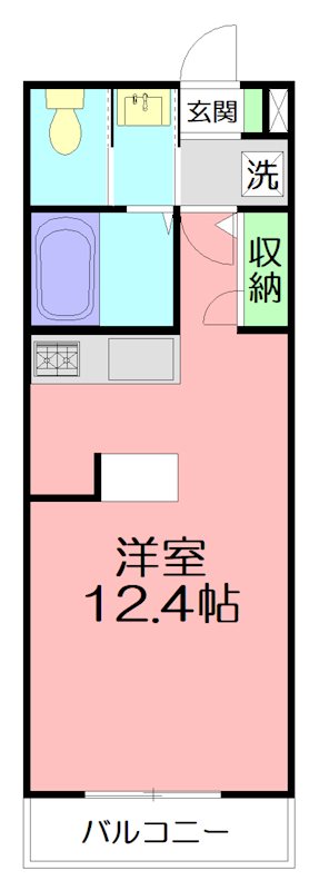 湘南コスモス 208号室 間取り