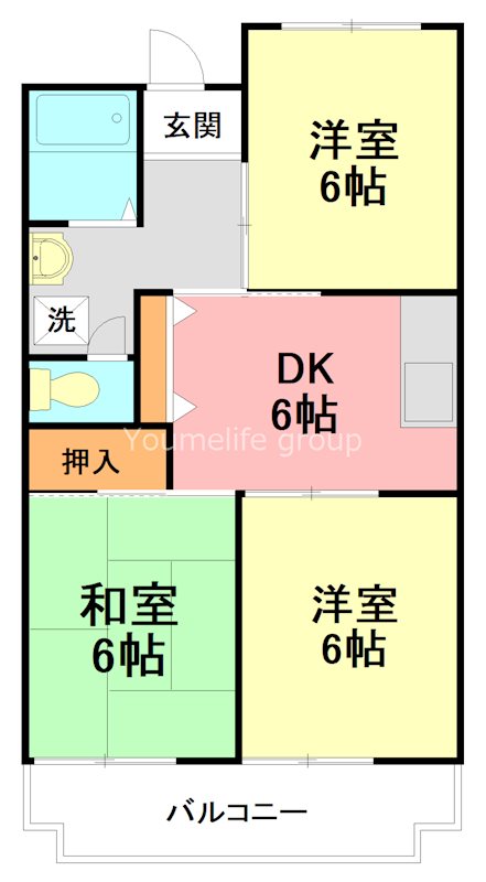 高田ビル 302号室 間取り