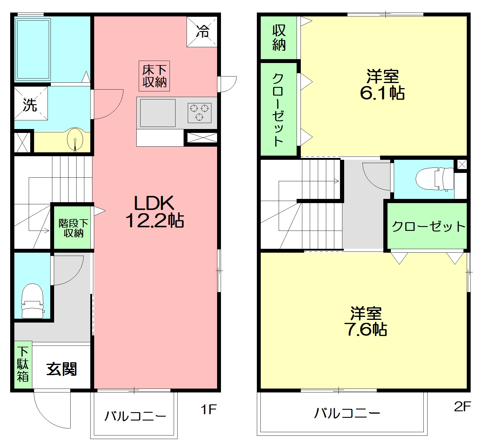 Maisonetteコウリョウ鎌倉山 秋桜号室 間取り