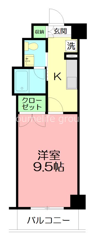コンフォートタウン大船 205号室 間取り