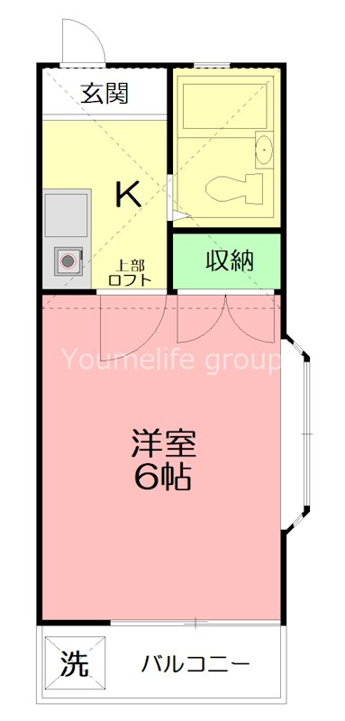 湘南台ドミール21Ａ 205号室 間取り