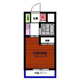 アルカディア湘南台 206号室 間取り