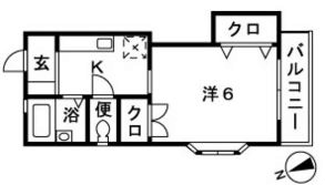 ハイブリッジ湘南Ｂ 102号室 間取り