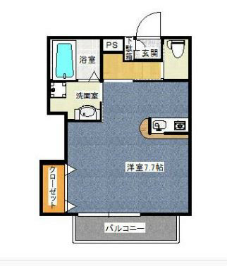 SKフラッツ 202号室 間取り
