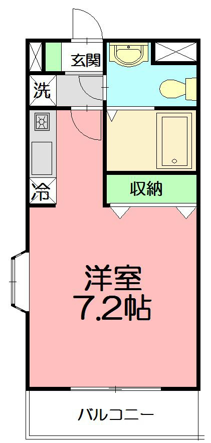 セレステディオーサ 306号室 間取り