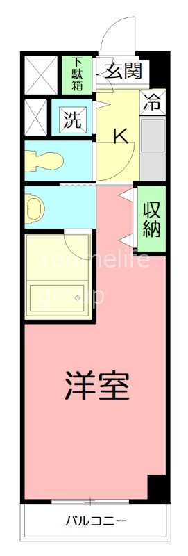 ラヴァージュ小町 502号室 間取り