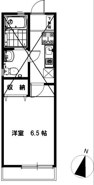 ラズベリーリーフ 210号室 間取り