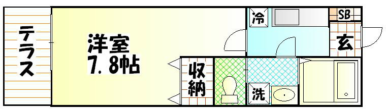 ルナ　フォレスタ 102号室 間取り