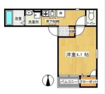 ジュネスⅠ 202号室 間取り