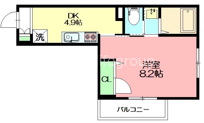 シャーメゾン辻堂 302号室 間取り