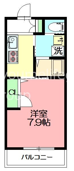 シャーメゾン辻堂 303号室 間取り