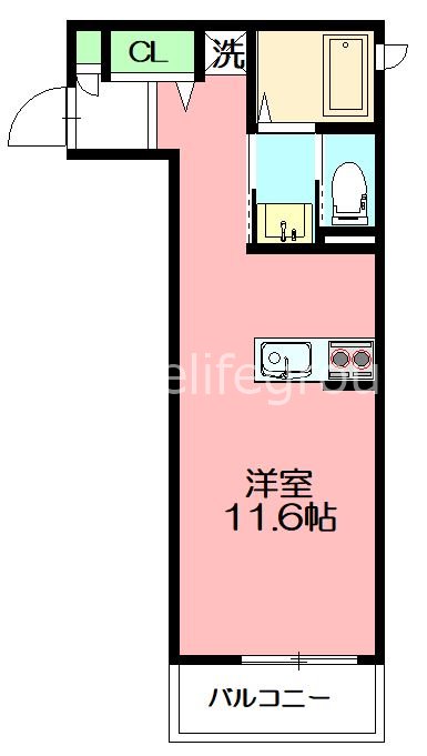 シャーメゾン辻堂 307号室 間取り
