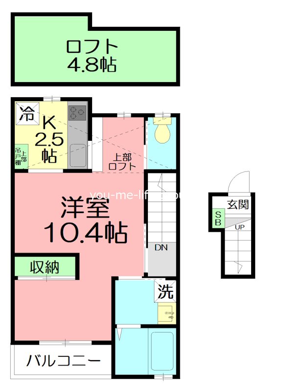 ハイムカープⅡ 203号室 間取り