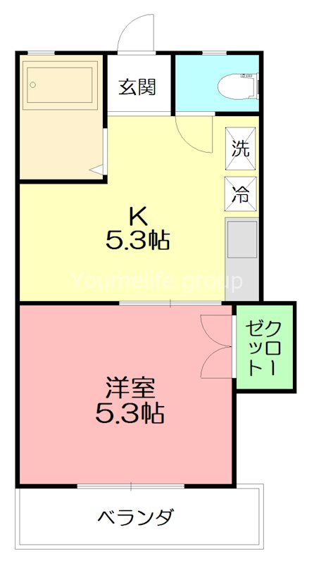 ステラハウス 203号室 間取り