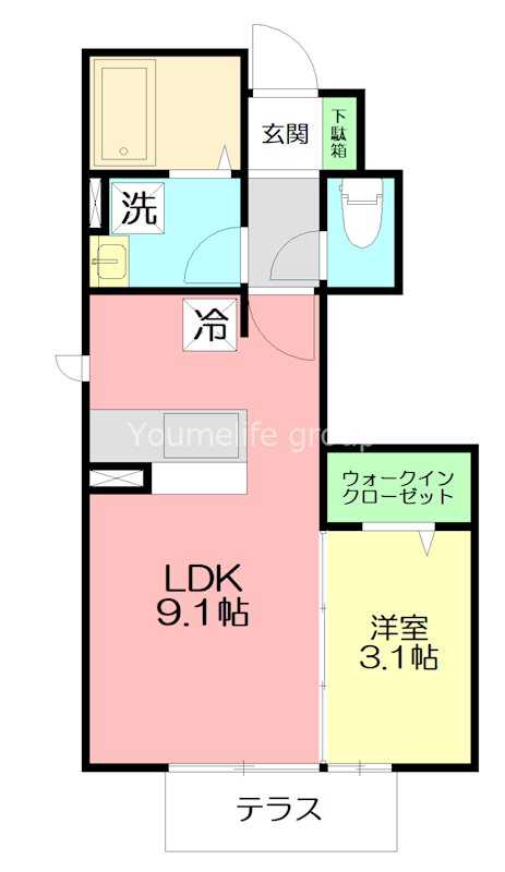 コート　エム 105号室 間取り