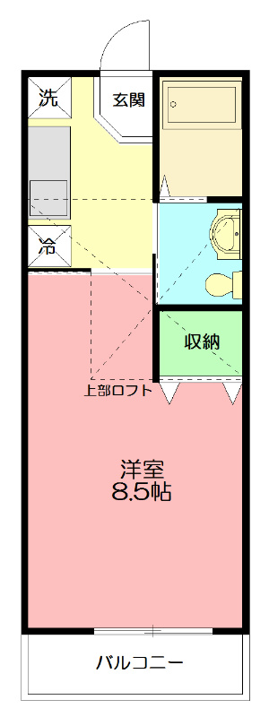 アネシス   105号室 間取り