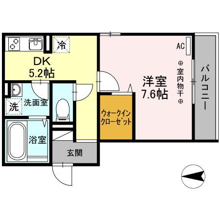 ラ　フェリーチェ湘南 202号室 間取り