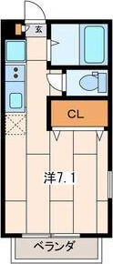 ペリドット24 204号室 間取り