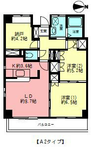 ステラ本厚木 201号室 間取り