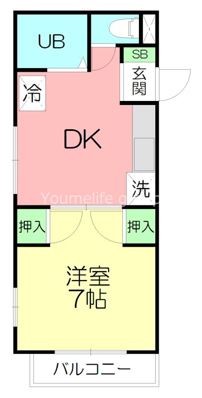 さくらビル 203号室 間取り