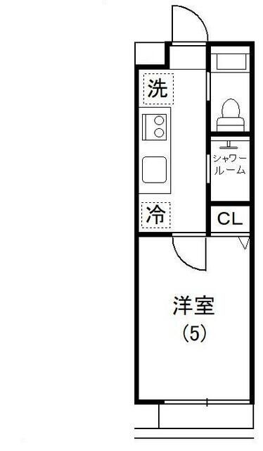 アイビーⅤ 207号室 間取り