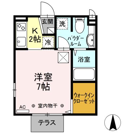 サーフ湘南 103号室 間取り