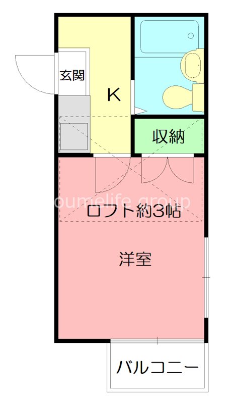 ポルテシャンス 202号室 間取り