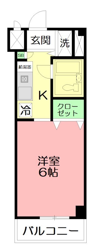 ハイライフ湘南  205号室 間取り