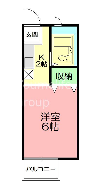 ジュネス上倉田 205号室 間取り