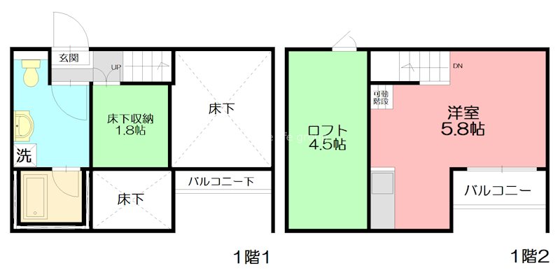 aruka011 101号室 間取り
