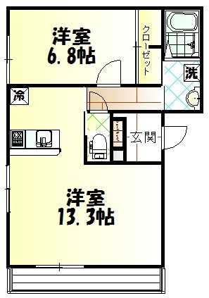 Liberte Atsugi 301号室 間取り