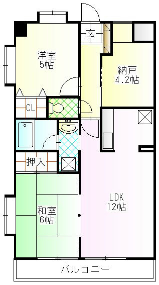 It's トレビアン 101号室 間取り