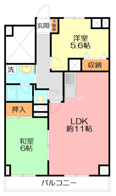 マイメゾン湘南二番館 202号室 間取り