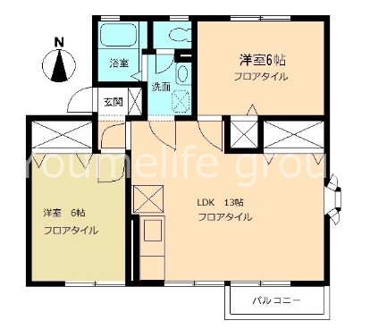 エトワール 101号室 間取り