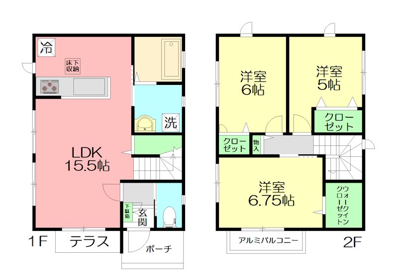 フォレストメゾン松尾Ｄ棟 間取り