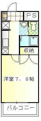 ベーネパラッツォアキ2 406号室 間取り
