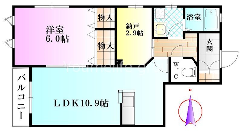 ヘーベルメゾン桜小路 303号室 間取り